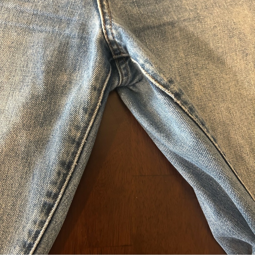 Pistola Eden High Rise Distressed Mom Medium Wash Blue Jeans Size 30 - Picture 12 of 15